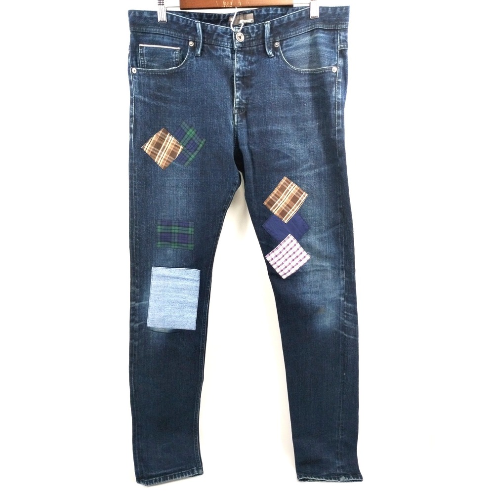 Mey & Edlich Jeans Selvedge Patch Work Mens Fits 36x34 (tag34x34) Slim